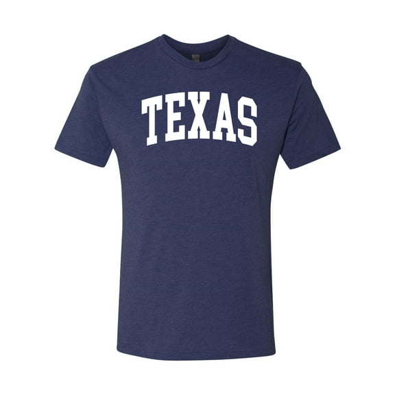 Wild Bobby State of Texas College Style Men Premium Tri Blend Tee