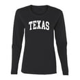 thumbnail image 1 of Wild Bobby State of Texas College Style Women Graphic Long Sleeve Tee, 1 of 5