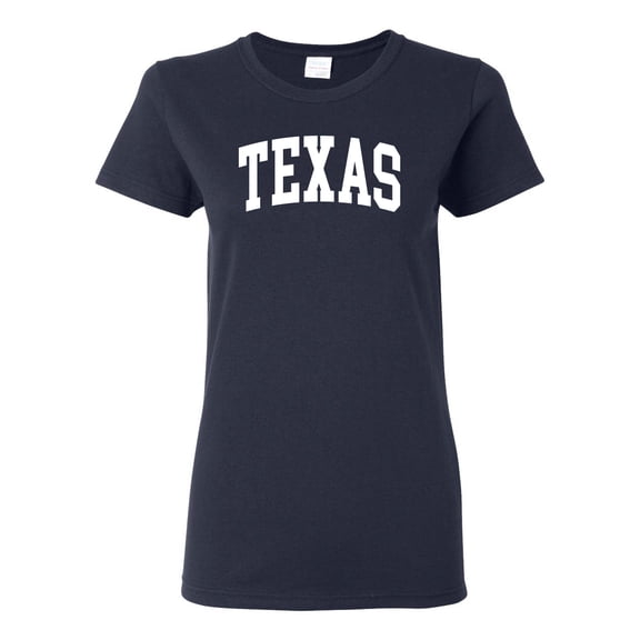 Wild Bobby State of Texas College Style Women Graphic Tee