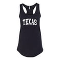 thumbnail image 1 of Wild Bobby State of Texas College Style Women Racerback Tank Top, 1 of 5