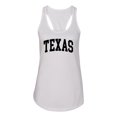thumbnail image 1 of Wild Bobby State of Texas College Style Women Racerback Tank Top, 1 of 5