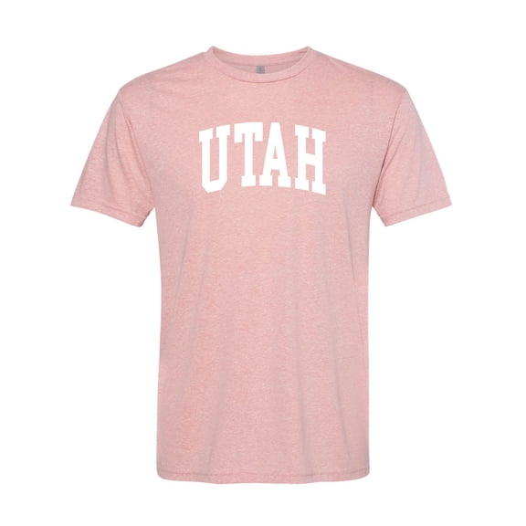 Wild Bobby State of Utah College Style Men Premium Tri Blend Tee