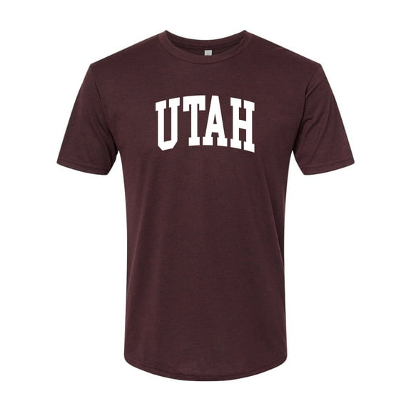 Wild Bobby State of Utah College Style Men Premium Tri Blend Tee
