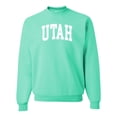 thumbnail image 1 of Wild Bobby State of Utah College Style Unisex Crewneck Sweatshirt, 1 of 6