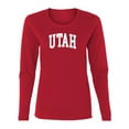 thumbnail image 1 of Wild Bobby State of Utah College Style Women Graphic Long Sleeve Tee, 1 of 5