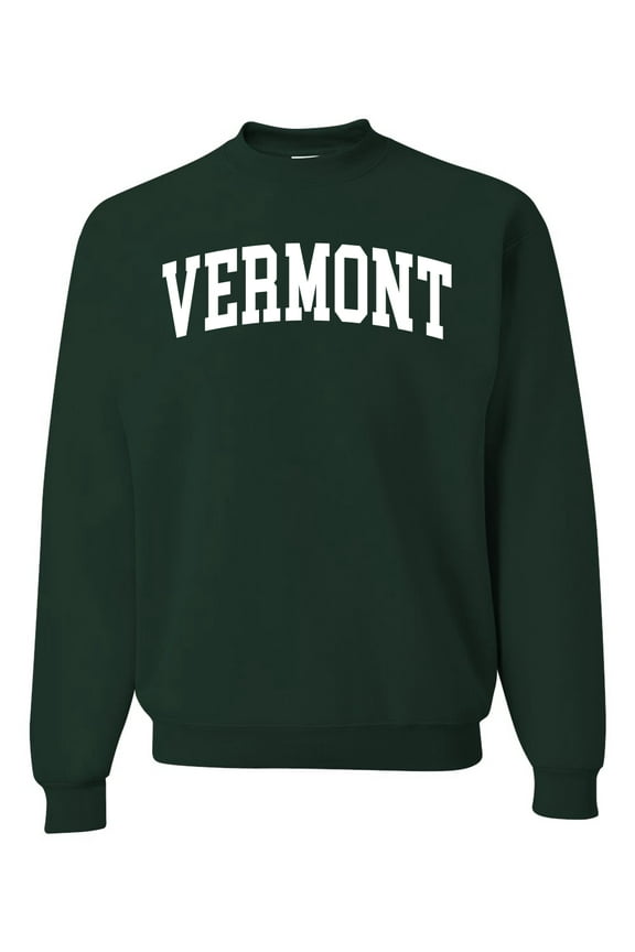 State of Vermont College Style Unisex Crewneck Sweatshirt