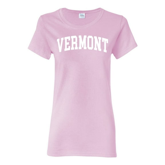 Wild Bobby State of Vermont College Style Women Graphic Tee
