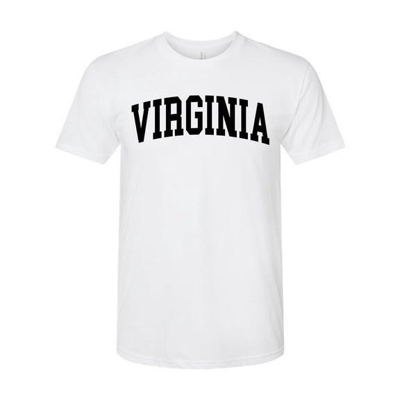 Wild Bobby State of Virginia College Style Men Premium Tri Blend Tee