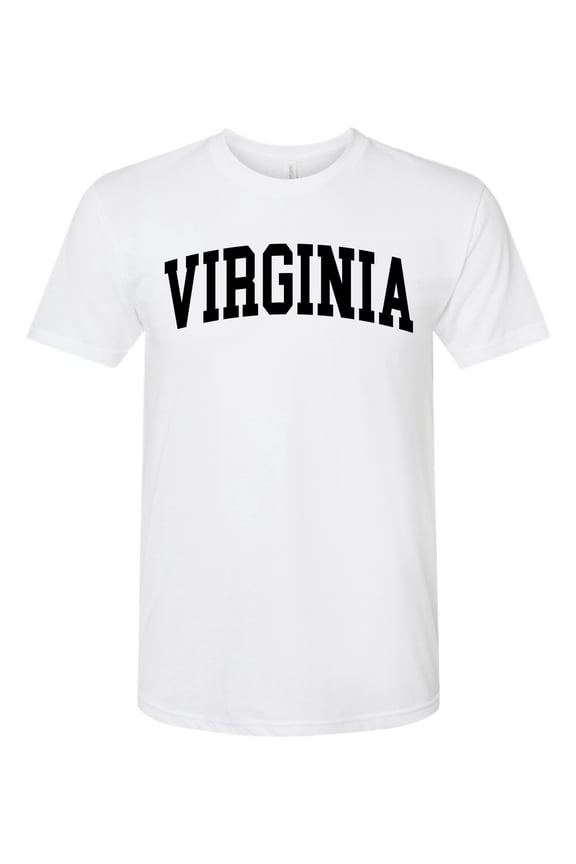 State of Virginia College Style Men Premium Tri Blend Tee