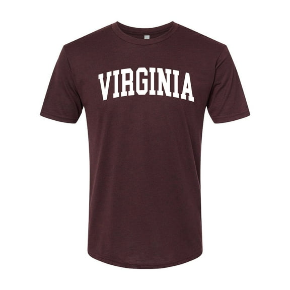 Wild Bobby State of Virginia College Style Men Premium Tri Blend Tee