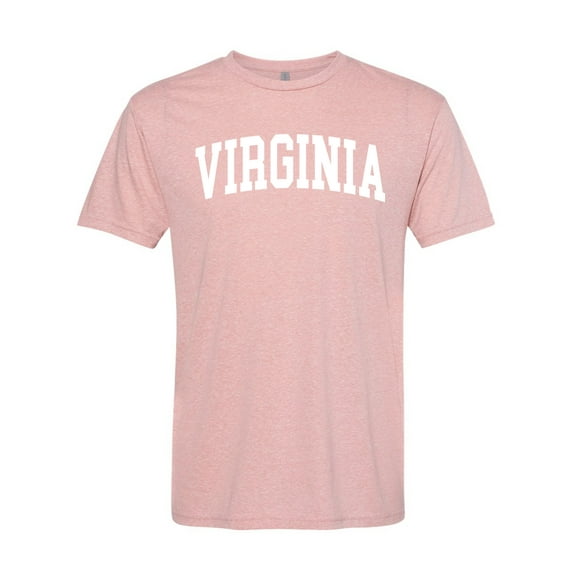 Wild Bobby State of Virginia College Style Men Premium Tri Blend Tee