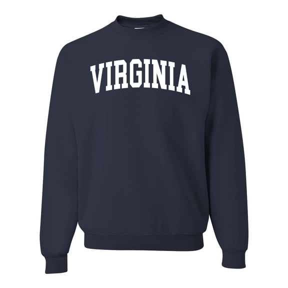Wild Bobby State of Virginia College Style Unisex Crewneck Sweatshirt