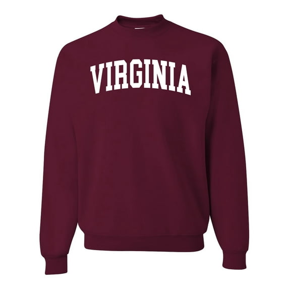 Wild Bobby State of Virginia College Style Unisex Crewneck Sweatshirt