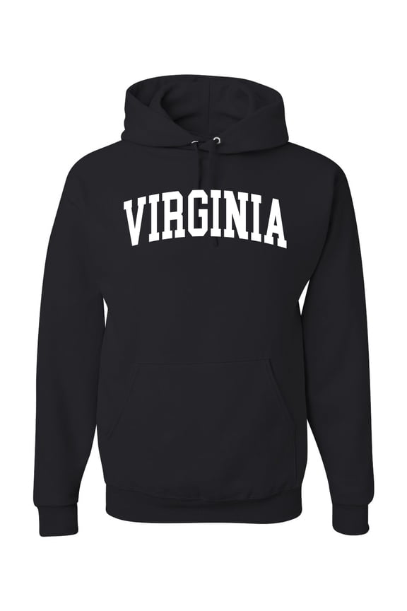 State of Virginia College Style Unisex Hoodie Sweatshirt