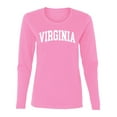 thumbnail image 1 of Wild Bobby State of Virginia College Style Women Graphic Long Sleeve Tee, 1 of 5