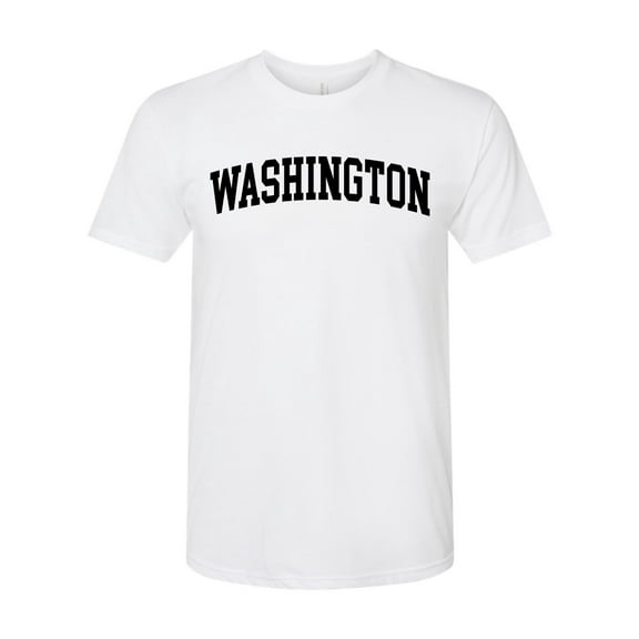 Wild Bobby State of Washington College Style Men Premium Tri Blend Tee