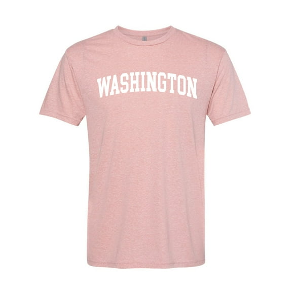 Wild Bobby State of Washington College Style Men Premium Tri Blend Tee