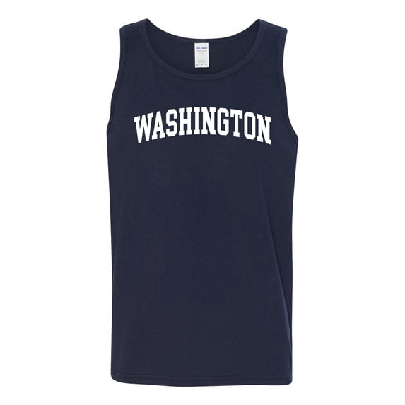 Wild Bobby State of Washington College Style Men Tank Top