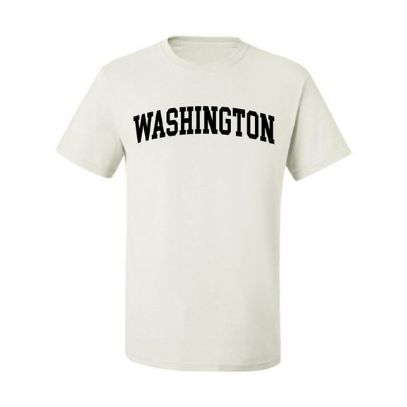 Wild Bobby State of Washington College Style Men Tee