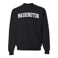 thumbnail image 1 of Wild Bobby State of Washington College Style Unisex Crewneck Sweatshirt, 1 of 6