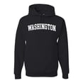 thumbnail image 1 of Wild Bobby State of Washington College Style Unisex Hoodie Sweatshirt, 1 of 6