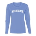 thumbnail image 1 of Wild Bobby State of Washington College Style Women Graphic Long Sleeve Tee, 1 of 5