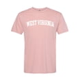 thumbnail image 1 of Wild Bobby State of West Virginia College Style Men Premium Tri Blend Tee, 1 of 5