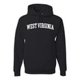 thumbnail image 1 of Wild Bobby State of West Virginia College Style Unisex Hoodie Sweatshirt, 1 of 6