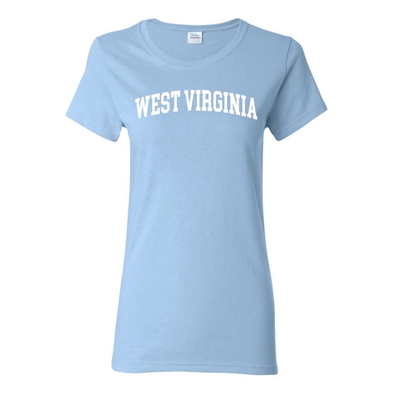 Wild Bobby State of West Virginia College Style Women Graphic Tee