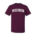 thumbnail image 1 of Wild Bobby State of Wisconsin College Style Men Tee, 1 of 5