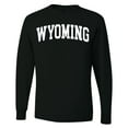 thumbnail image 1 of Wild Bobby State of Wyoming College Style Men Long Sleeve Shirt, 1 of 6