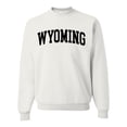 thumbnail image 1 of Wild Bobby State of Wyoming College Style Unisex Crewneck Sweatshirt, 1 of 6