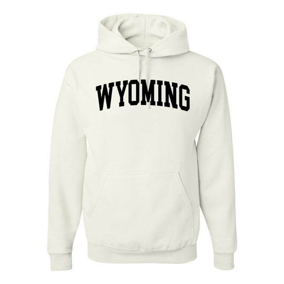 Wild Bobby State of Wyoming College Style Unisex Hoodie Sweatshirt