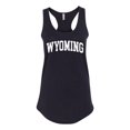 thumbnail image 1 of Wild Bobby State of Wyoming College Style Women Racerback Tank Top, 1 of 5