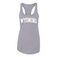 thumbnail image 1 of Wild Bobby State of Wyoming College Style Women Racerback Tank Top, 1 of 5