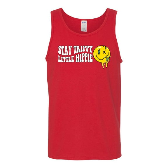 Wild Bobby Stay Trippy Little Hippie Streetwear Men Tank Top