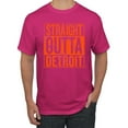 thumbnail image 1 of Wild Bobby, Straight Outta Detroit DET Fan Fantasy Baseball Fans, Sports, Men Graphic Tee, Fuschia, Medium, 1 of 4