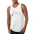 thumbnail image 1 of Wild Bobby Strong Joshua 1:9 Breast Cancer Breast Cancer Awareness Men Tank Top, White, XX-Large, 1 of 6