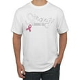 thumbnail image 1 of Wild Bobby Strong Joshua 1:9 Breast Cancer Breast Cancer Awareness Men Tee, White, 3X-Large, 1 of 6