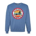 thumbnail image 1 of Wild Bobby Summer Paradise Let the Sea Set You Free Unisex Crewneck Sweatshirt, 1 of 6