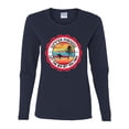 thumbnail image 1 of Wild Bobby Summer Paradise Let the Sea Set You Free Women Graphic Long Sleeve Tee, 1 of 5