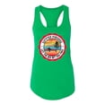 thumbnail image 1 of Wild Bobby Summer Paradise Let the Sea Set You Free Women Racerback Tank Top, 1 of 5