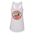 thumbnail image 1 of Wild Bobby Summer Paradise Let the Sea Set You Free Women Racerback Tank Top, 1 of 5