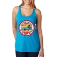 thumbnail image 1 of Wild Bobby Summer Paradise Let the Sea Set You Free Women Tri-Blend Racerback Tank Top, 1 of 6