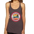 thumbnail image 1 of Wild Bobby Summer Paradise Let the Sea Set You Free Women Tri-Blend Racerback Tank Top, 1 of 6