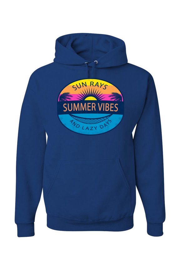 Sun Rays Summer Vibes And Lazy Days Unisex Hoodie Sweatshirt
