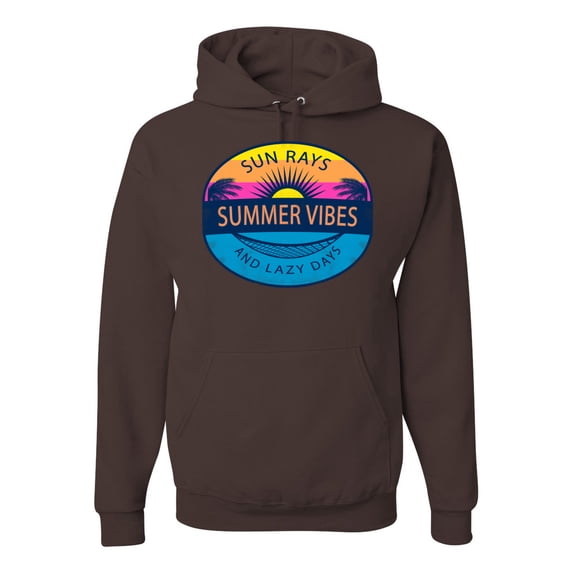 Wild Bobby Sun Rays Summer Vibes And Lazy Days Unisex Hoodie Sweatshirt
