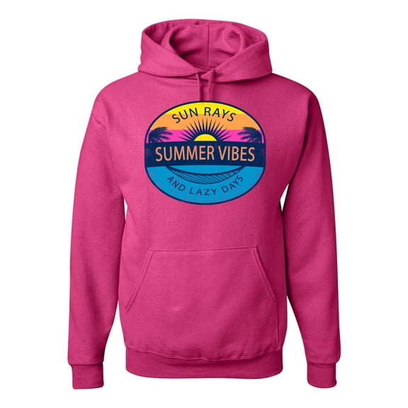 Wild Bobby Sun Rays Summer Vibes And Lazy Days Unisex Hoodie Sweatshirt