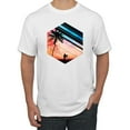 thumbnail image 1 of Wild Bobby, Surfer Walkign Across Beach Sunset, Streetwear, Men Graphic Tees, White, Medium, 1 of 3