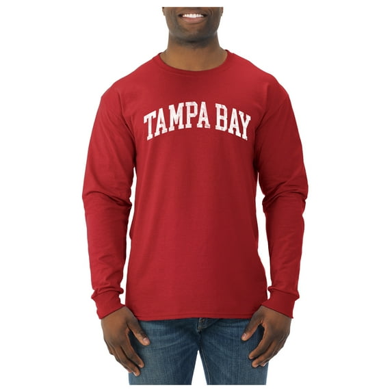 Wild Bobby Tampa Bay TB American Football Cities | Classic Varsity College Style Fantasy Fan, Trendy Team Streetwear Sports Mens Long Sleeve Shirt